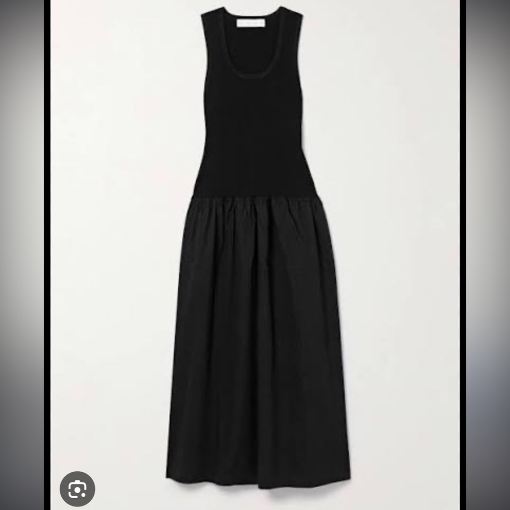 Proenza Schouler Black Sleeveless Midi Dress